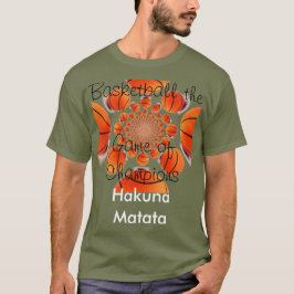 Camiseta Camisa-T de Basquete Confortável de Hakuna Matata