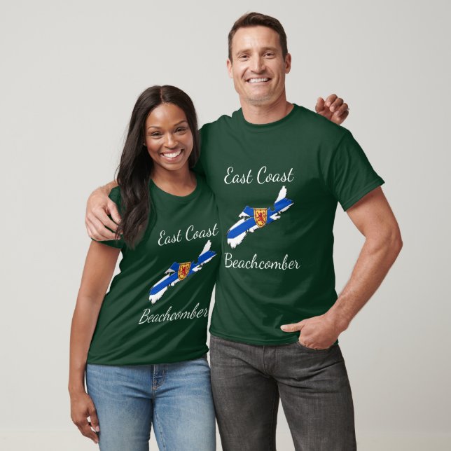 Camiseta Camisa-T de Beachcomber Nova Escotia na Costa Lest (Unissex)