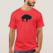 Camisa-T de Bison/Buffalo em pé