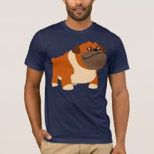Camisa-T de Bulldog em Inglês
