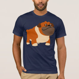 Camiseta Camisa-T de Bulldog em Inglês