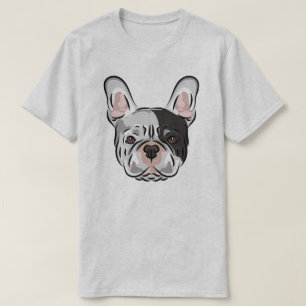Camiseta Camisa-T de Bulldog Francês