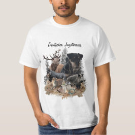 Camiseta Camisa-T de Caça Alemã (Jagdterrier)