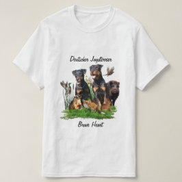 Camiseta Camisa-T de Caça Alemã (Jagdterrier)