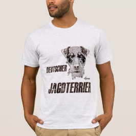 Camiseta Camisa-T de Caça Alemã (Jagdterrier)