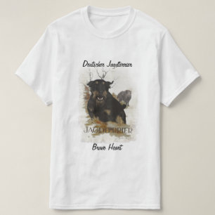 Camiseta Camisa-T de Caça Alemã (Jagdterrier)