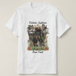 Camiseta Camisa-T de Caça Alemã (Jagdterrier)