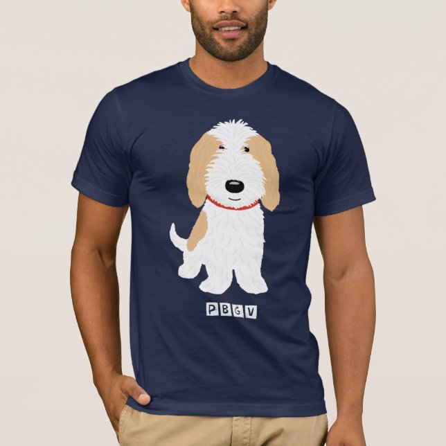 Camiseta Camisa-T de Cachorro PBGV (Frente)