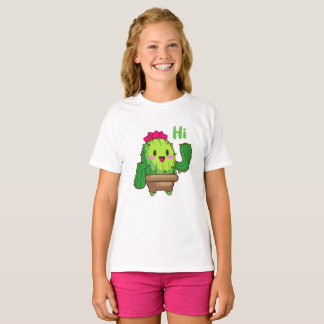 Camiseta Camisa-T de Cactus sorridente - Víblias de Planta 