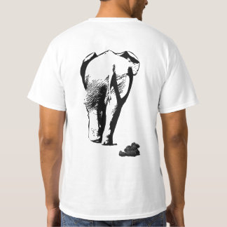 Camiseta Camisa-T de caminhada elefante