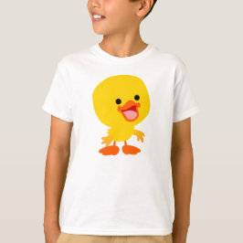 Camiseta Camisa-T de Cartoon Bonita Sorridente