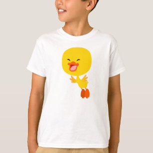 Camiseta Camisa-T de Cartoon Voadora Bestial Crianças