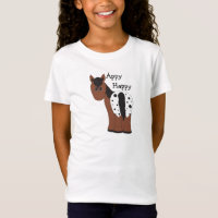 Camisa-T de Cavalo Appy Happy Blanket Appaloosa