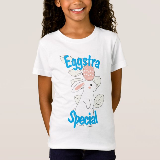 Camiseta Camisa-T de coelho especial Eggstra (Frente)