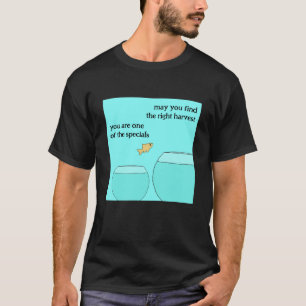 Camiseta Camisa-T de Colheita Direita (Escura)