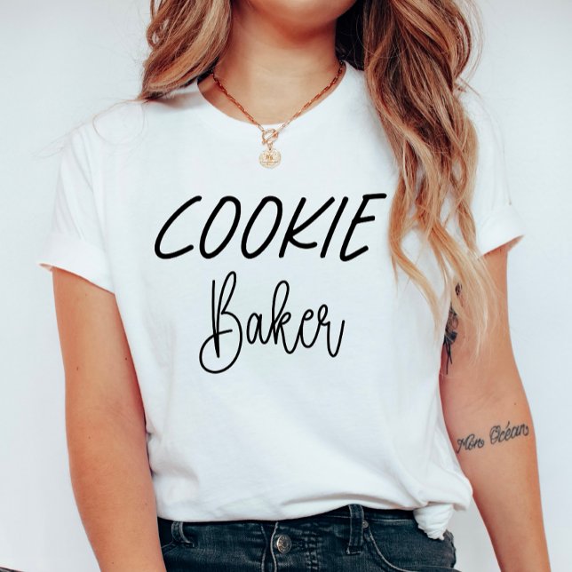 Camiseta Camisa-T de Cookie Baker (Criador carregado)