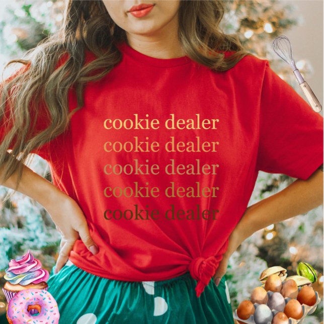 Camiseta Camisa-T de Cookie-Baker (Criador carregado)