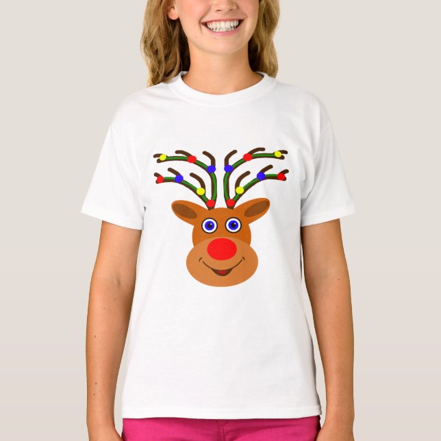 Camiseta Camisa-T de Crianças de Reinado de Natal (Frente)