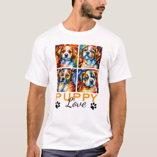 Camiseta Camisa-T De Cupas Estilizadas