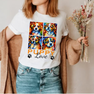 Camiseta Camisa-T De Cupas Estilizadas