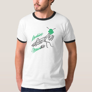 Camiseta Camisa-T de Damas Mantis - Engraçada Rezando Manti