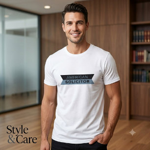 Camiseta Camisa-T de Design artístico de Solicitor American