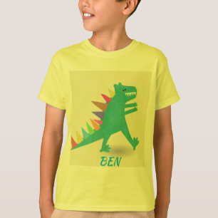 Camiseta Camisa-T de dinossauro bonito
