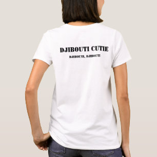 Camiseta Camisa-T de Djibouti Cutie Women