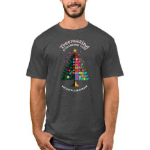 Camisa-T de dois tons de homem