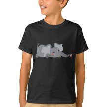 Camisa-T de Elefante Cute