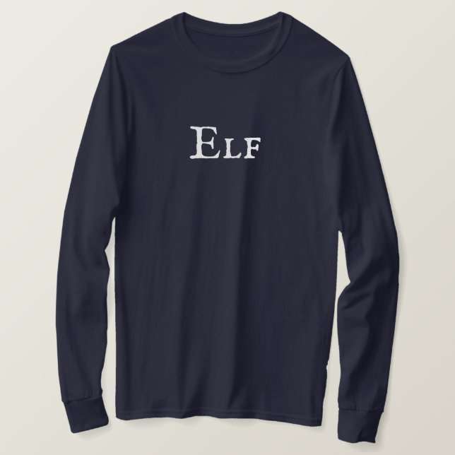 Camiseta Camisa-T de "Elf" (Frente do Design)