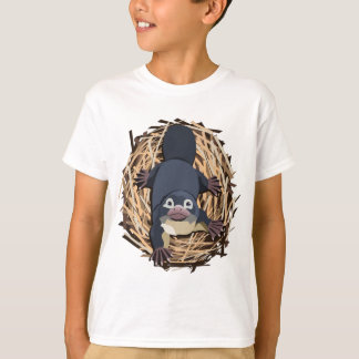 Camiseta Camisa-T de enterramento de platypus