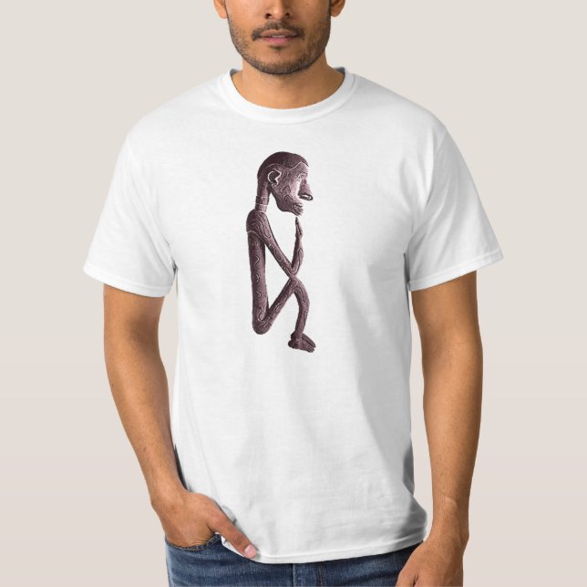 Camiseta Camisa-T de escultura de asma (Frente)