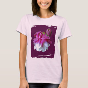 Camiseta Camisa-T de Espaguete Columbina Cultivada