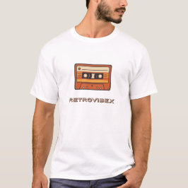 Camiseta Camisa-T de fita de cassete retrorreflectora - Tet