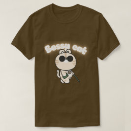 Camiseta Camisa-T De Gato Bonita E Bóssita - Teto Gráfico D