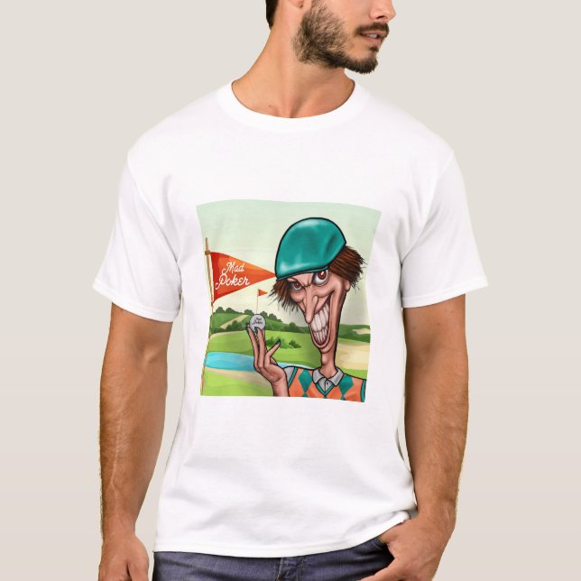Camiseta Camisa-T de Golf Pazzo Masculina (Frente)