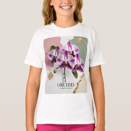 Camiseta Camisa-T de Harmonia Orquídea para Mulheres
