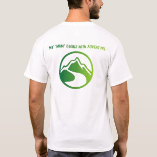 Camiseta Camisa-T de homem com impulso para a saúde mental