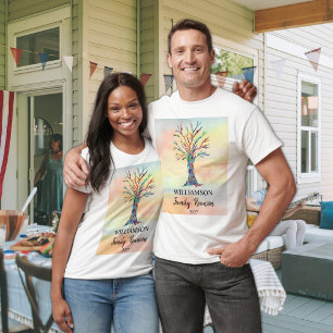 Camiseta Camisa-T de Homens da Família de Reunião Familia