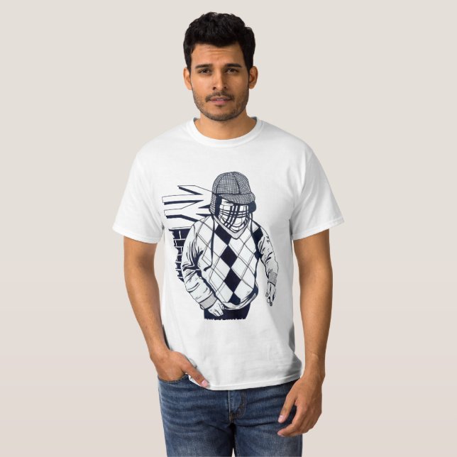 Camiseta Camisa-T de Homens de Arte Urbana - Desi Gráfico N (Frente Completa)