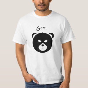 Camiseta Camisa-T de Homens do Urso Inchado