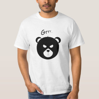 Camiseta Camisa-T de Homens do Urso Inchado