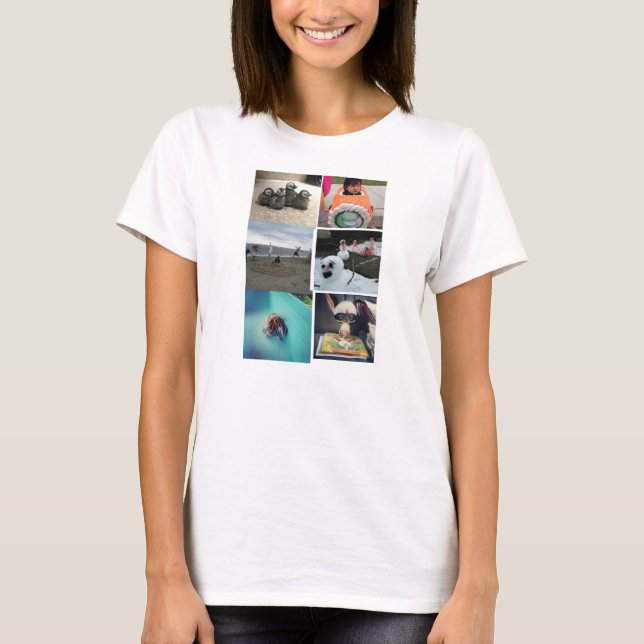 Camiseta Camisa-T de Instagrama Médio (Frente)