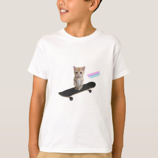 Camiseta Camisa-T de Kitten de skate