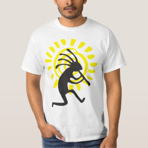 Camiseta Camisa-T de Kokopelli, do Sol Americano Nativo
