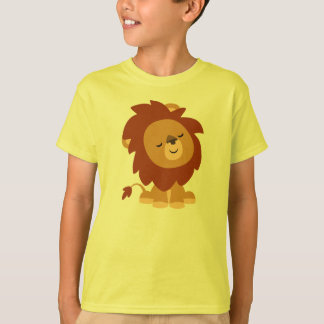 Camiseta Camisa-T de Leão de Cartoon Pacífico