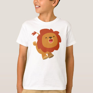 Camiseta Camisa-T de Leão-Leão de Gamboling