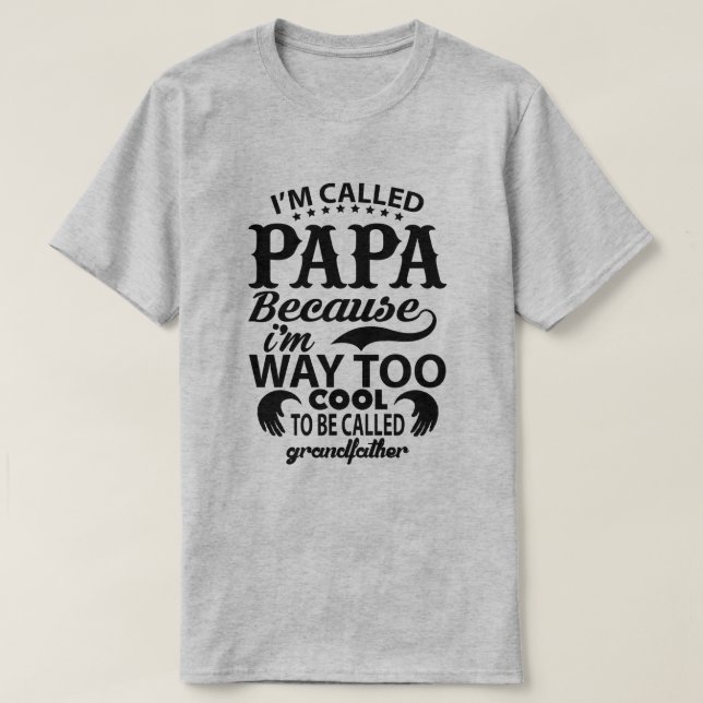 Camiseta Camisa-T de legal Papá (Frente do Design)