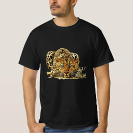 Camiseta Camisa-T de Leopard Men